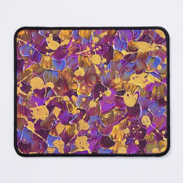 Item preview, Purple Pansies Abstract Painting designed and sold by Mia Smith.