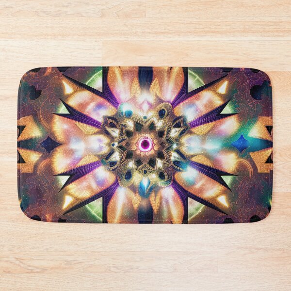 Item preview, "Sacred Vision Mandala #1" A Stunning Piece of Art Combining Sacred Geometry and Visionary Art designed and sold by Nirou-Art.
