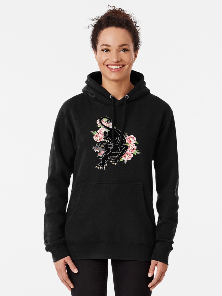 Vintage Black panther, Ed hardy style tattoo