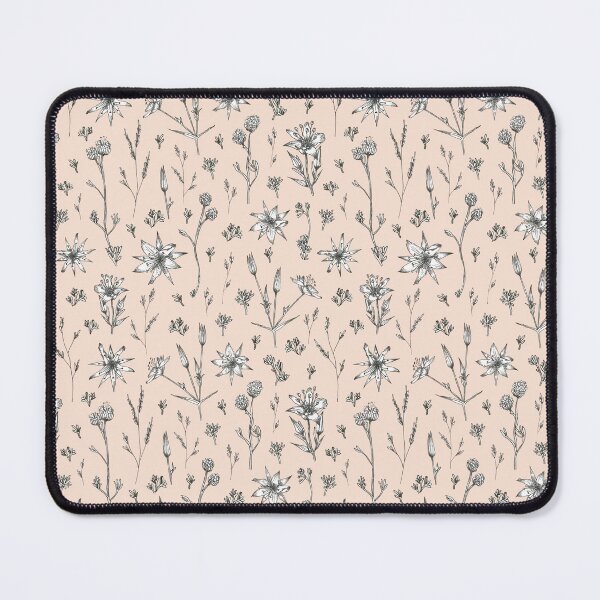 Item preview, Arenaria pungens flowers with cream background designed and sold by cezidesign.