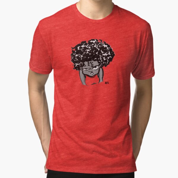 Annoyed Little Girl Tri-blend T-Shirt