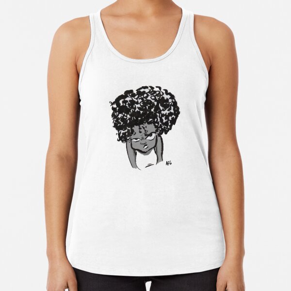 Annoyed Little Girl Racerback Tank Top