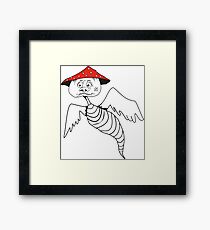 Death-cap mushroom bug Framed Print