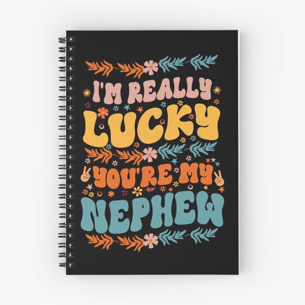 Item preview, I'm Really Lucky That You're My Nephew Cool Groovy Style Gift For Nephew designed and sold by YAHIA-14.