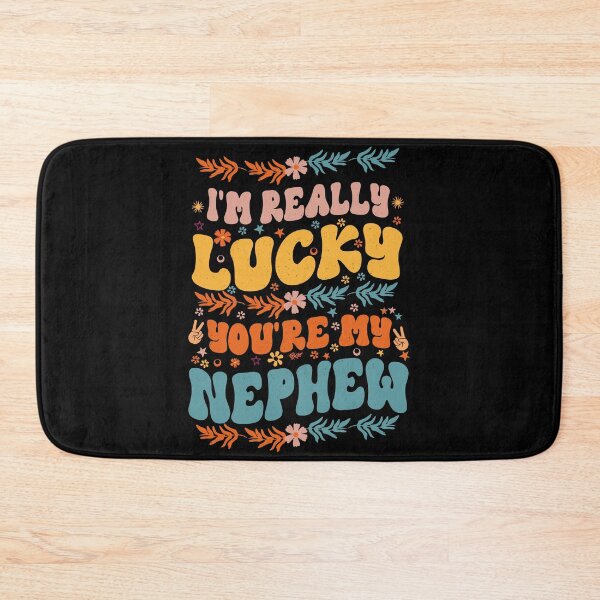 Item preview, I'm Really Lucky That You're My Nephew Cool Groovy Style Gift For Nephew designed and sold by YAHIA-14.