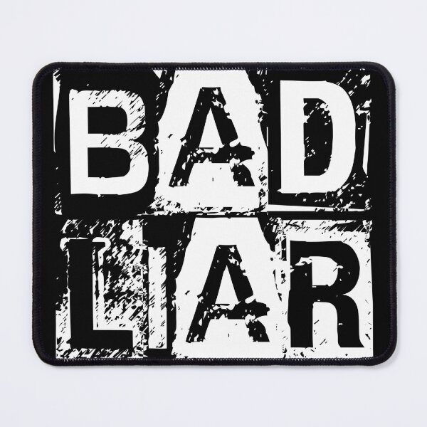 Item preview, Bad liar text designed and sold by FMQ Store.