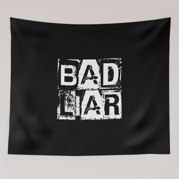 Item preview, Bad liar text  designed and sold by FMQ Store.