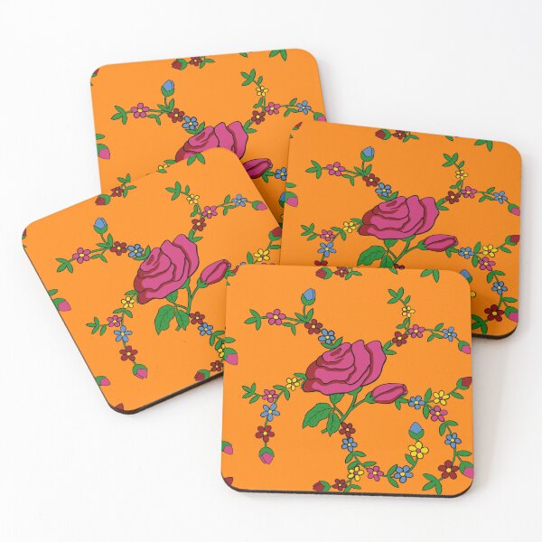 Item preview, Beatiful Rose on Tangelo Color designed and sold by BuBuchi.