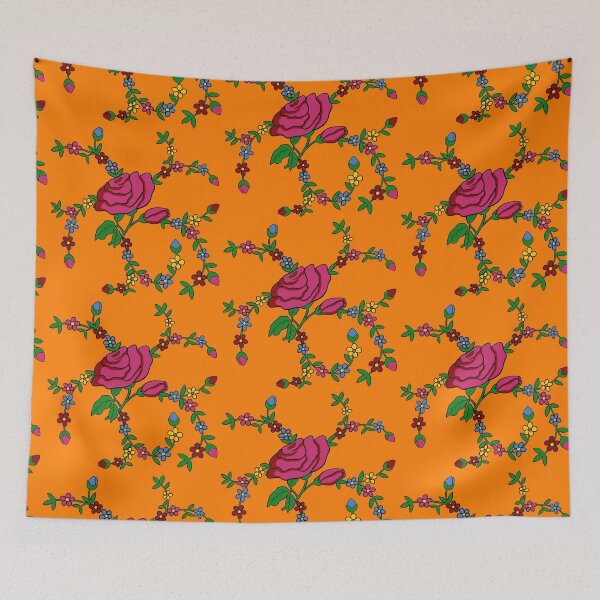 Item preview, Beatiful Rose on Tangelo Color designed and sold by BuBuchi.