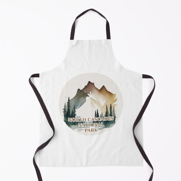 Item preview, North Cascades National Park Boho Watercolor Circle designed and sold by PikoApparel.