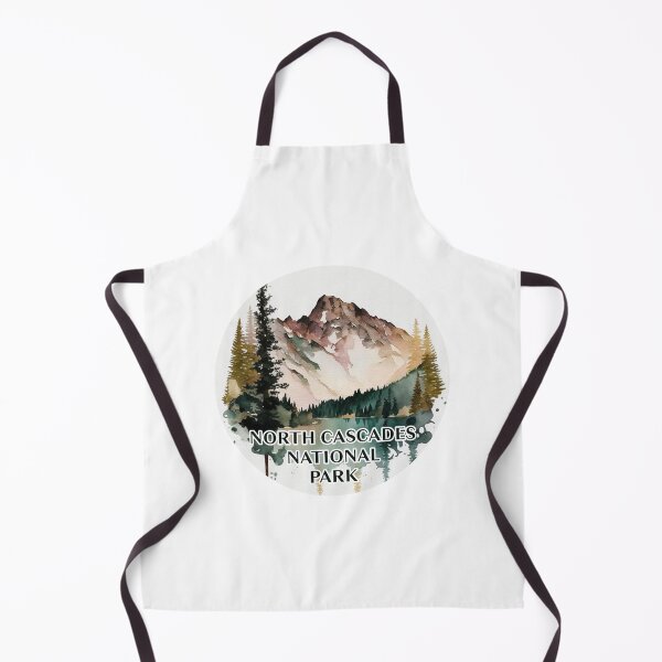 Item preview, North Cascades National Park Boho Watercolor Circle designed and sold by PikoApparel.
