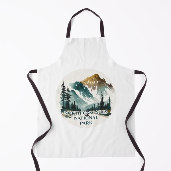Item preview, North Cascades National Park Boho Watercolor Circle designed and sold by PikoApparel.