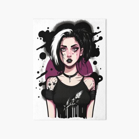 Couch Goth Art Board Print for Sale by OGMermaid93