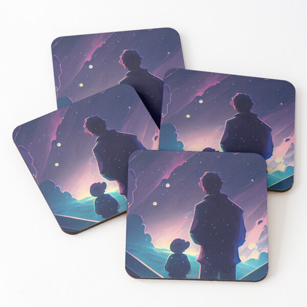 Item preview, Father and Child Stargazing Design designed and sold by DafGole.