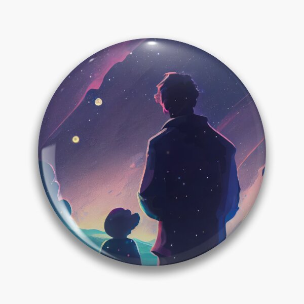 Item preview, Father and Child Stargazing Design designed and sold by DafGole.
