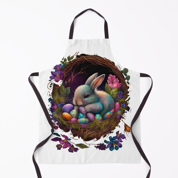 Item preview, Magical Easter Bunny: Enchanting Eggs in a Fantasy Basket designed and sold by ShowMePrints.