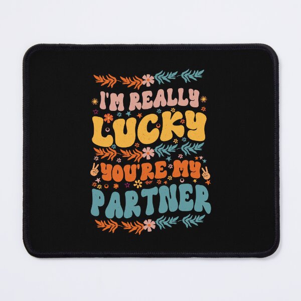 Item preview, I'm Really Lucky That You're My Parent Cool Groovy Style Gift For Parent designed and sold by YAHIA-14.