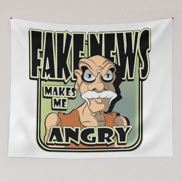 Item preview, FAKE NEWS MAKES ME ANGRY designed and sold by MontanaJack.