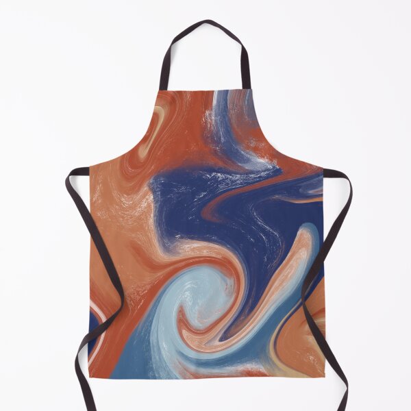 Item preview, Intense Orange and Blue No. 1 designed and sold by Inkykindofday.