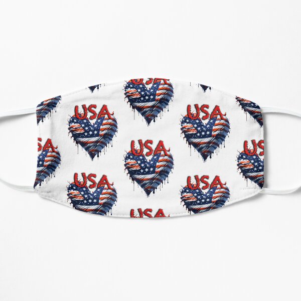 love USA  Flat Mask