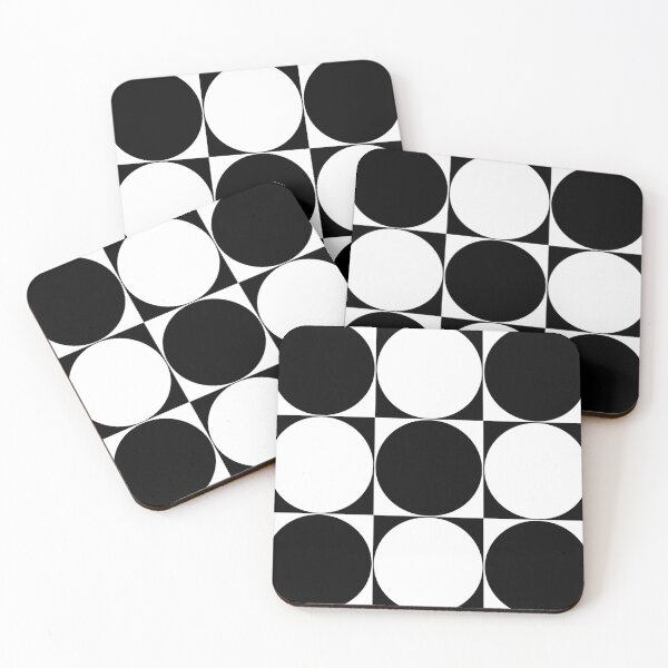 Item preview, 60's Retro Big Dots in Black and White designed and sold by MellowCat.