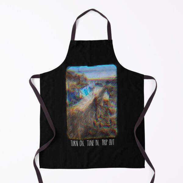 Item preview, Turn on, Tune in, Trip out | psychedelic Beach Graffiti | Weston super mare psychedelic experience white script designed and sold by Mitch616Art.