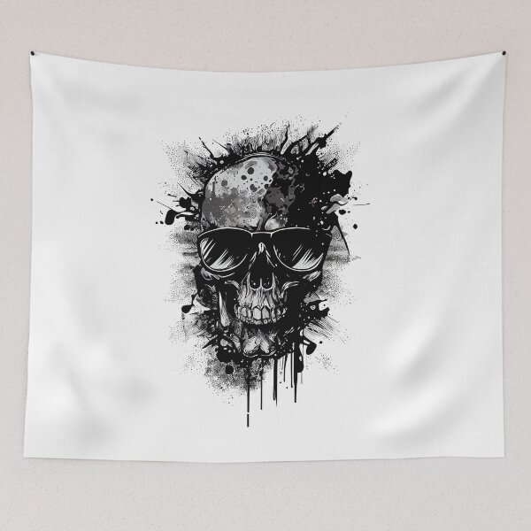 Item preview, Skull, Paint & Sunglasses designed and sold by MrBadDream.