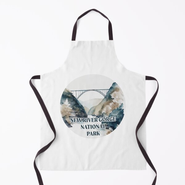 Item preview, New River Gorge National Park Boho Watercolor Circle designed and sold by PikoApparel.