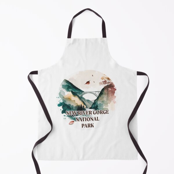 Item preview, New River Gorge National Park Boho Watercolor Circle designed and sold by PikoApparel.