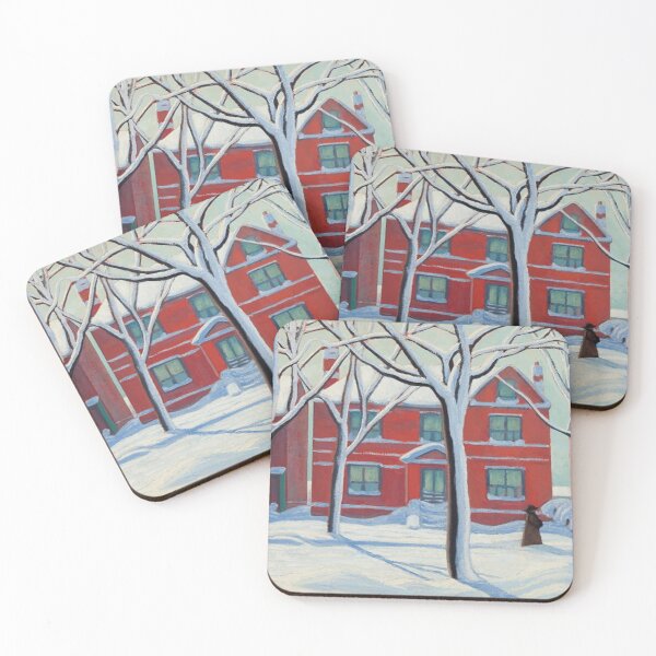 Item preview, House in the Ward, Winter, City Painting No. 1 by Lawren Harris designed and sold by TheRedVineyard.
