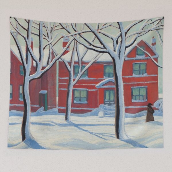 Item preview, House in the Ward, Winter, City Painting No. 1 by Lawren Harris designed and sold by TheRedVineyard.