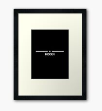 Hidden Sneak Framed Print