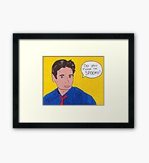 Spooky Mulder Framed Print