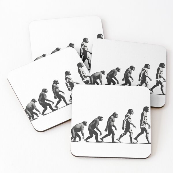 Item preview, evolution of apes designed and sold by Ladidia.