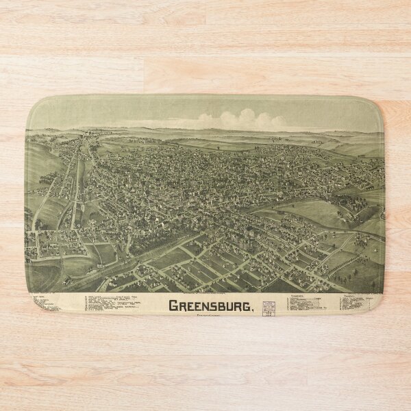 Item preview, Greensburg, Pennsylvania (1901) designed and sold by allhistory.