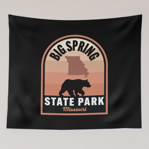 Item preview, Big Spring State Park MO Bear designed and sold by HalpinDesign.