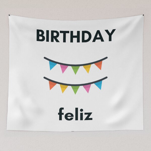 Item preview, FELIZ CUMPLEANOS HAPPY BIRTHDAY IN SPANISH AND ENGLISH designed and sold by Inspirationmotivation.