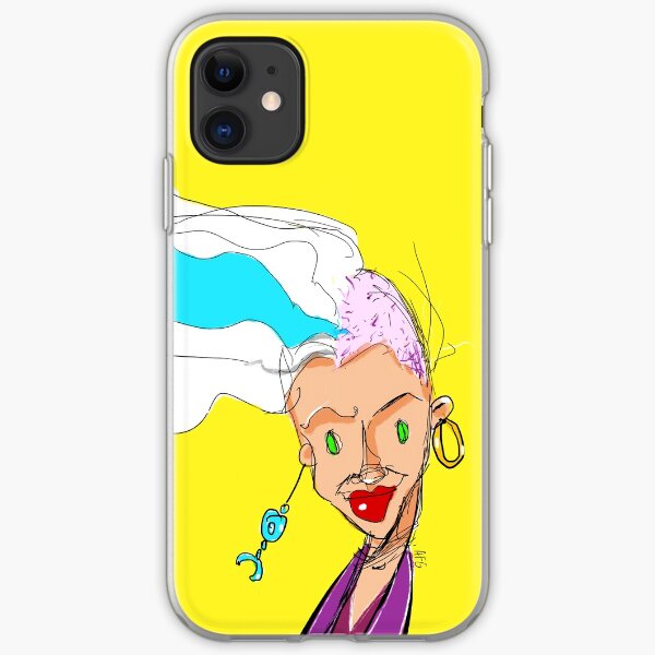Shaved Head Girl iPhone Soft Case
