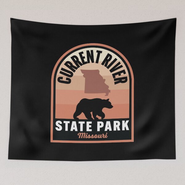 Aperçu de l'œuvre Current River State Park MO Bear créée et vendue par HalpinDesign.