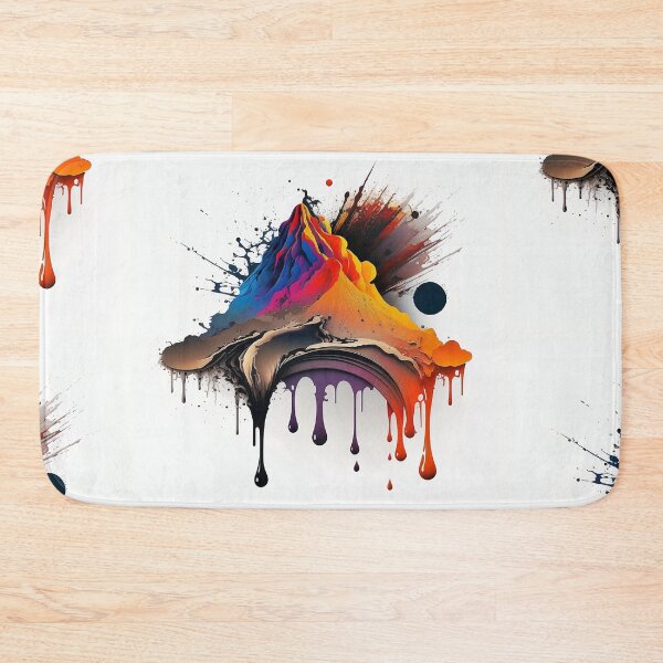 Item preview, Colorful Abstract Volcano Logo on White Background designed and sold by EnzoZs.