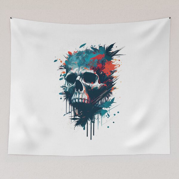 Item preview, Colorful Modern Safari Skull Design designed and sold by MrBadDream.