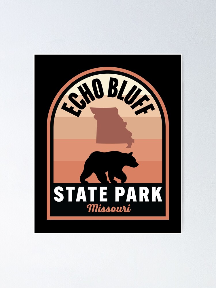 Imagen 1 de 3, Póster con la obra Echo Bluff State Park MO Bear, diseñada y vendida por HalpinDesign.