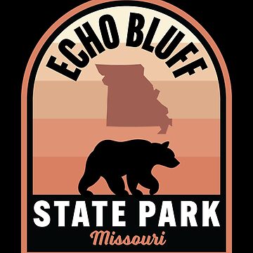 Imagen de la obra Echo Bluff State Park MO Bear de HalpinDesign