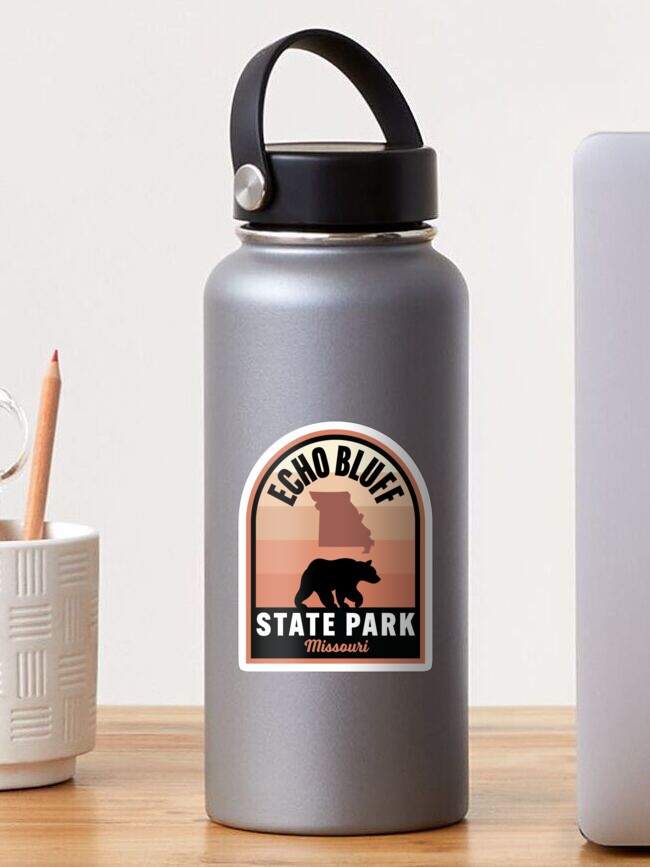 Imagen 1 de 3, Pegatina con la obra Echo Bluff State Park MO Bear, diseñada y vendida por HalpinDesign.