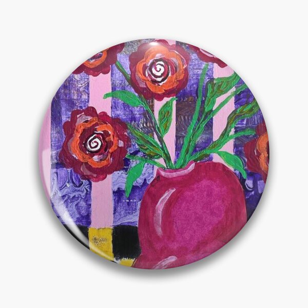 Item preview, Acrylic Painting Experimental Flowers designed and sold by Sharon Schwalbe.