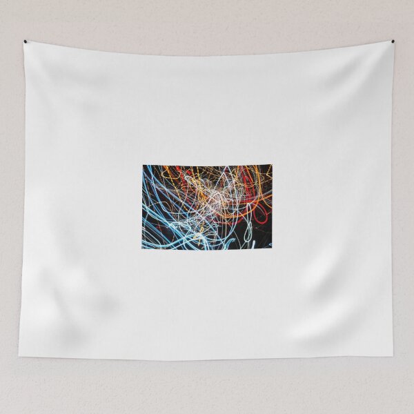 Item preview, Lightpainting Single Wall Art Print Photograph 9 designed and sold by NeonAbstracts.