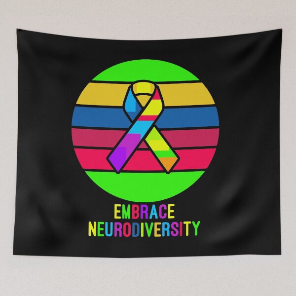 Item preview, Embrace Neurodiversity Awareness designed and sold by Color-Sparkle.