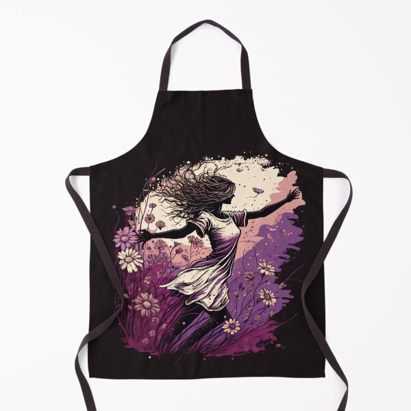 Item preview, The woman is playing in a garden full of daisies designed and sold by Fahmi Muhamad Naser.