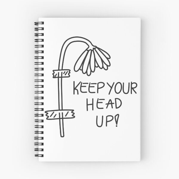Item preview, Cute tapeflower keep your head up quote design designed and sold by moonbean-art.