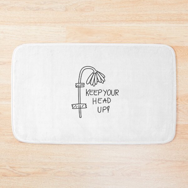 Item preview, Cute tapeflower keep your head up quote design designed and sold by moonbean-art.